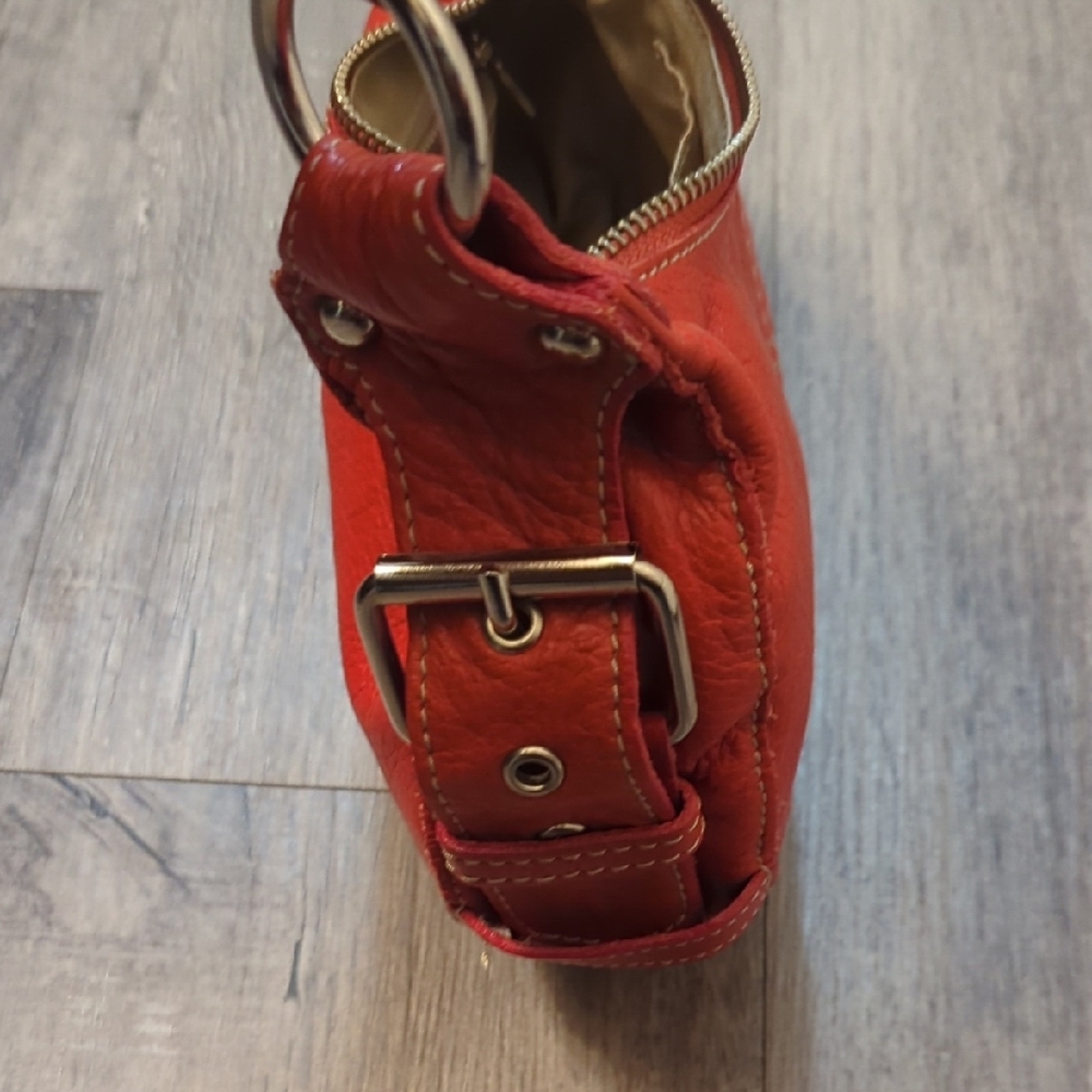 Red Leather Women's Bag - Picture 8 of 9